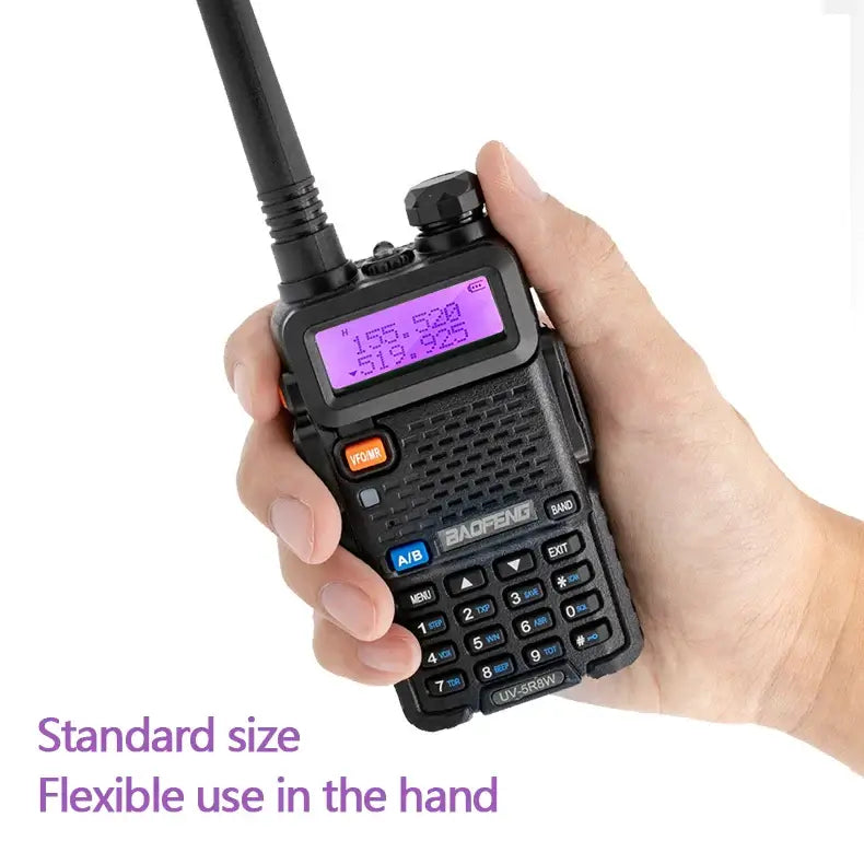 1/2PCS BaoFeng UV-5R 8W Tri-Power Walkie Talkie High Power Dual Band Long Range 128 CH Portable Handheld UV 5R Ham Two Way Radio