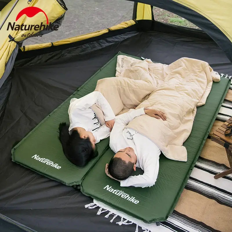 Naturehike Travel Mat Portable Camping Single Air Mattress Self Inflating Ultralight Sleeping Pad Air Bed Inflatable Mattress