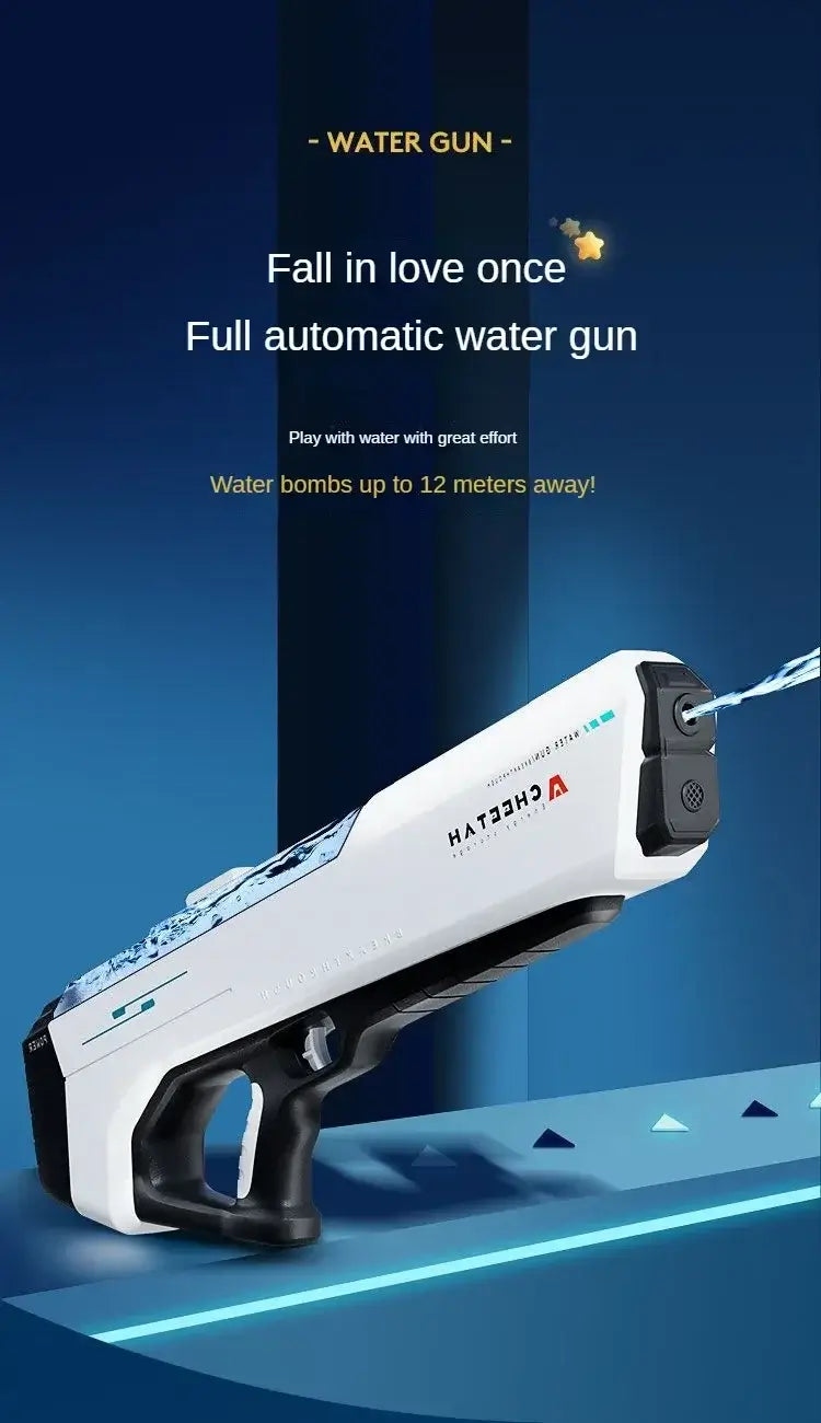 Automatic Water High Pressure Electric Water Gun Toys for Kids Summer Outdoor Pool Fight Games Children Water Toys Gift