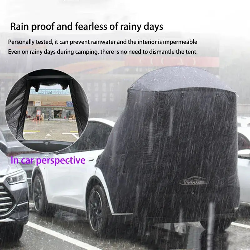 Camping Tent For Tesla Model Y Tailgate Shade Awning Tent Tesla Accessories Anti-Tear & Waterproof