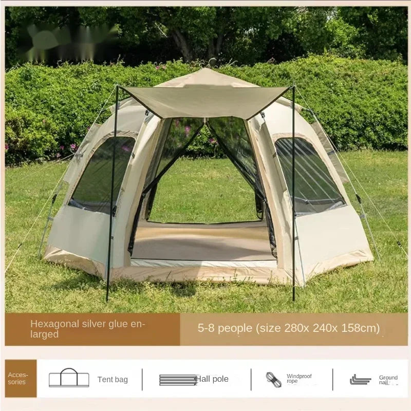 Quick Opening Camping Tent, Beach Tent, for 2 - 4 People