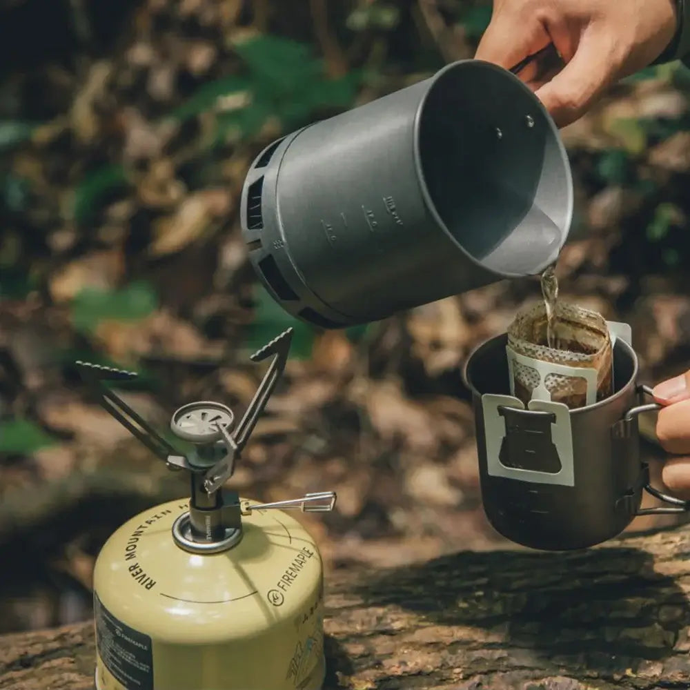 Fire-Maple 600ml G3 Petrel Ultralight Pot Lightweight Outdoor High Efficiency Heat Exchanger Pot Portable for Hiking Travel