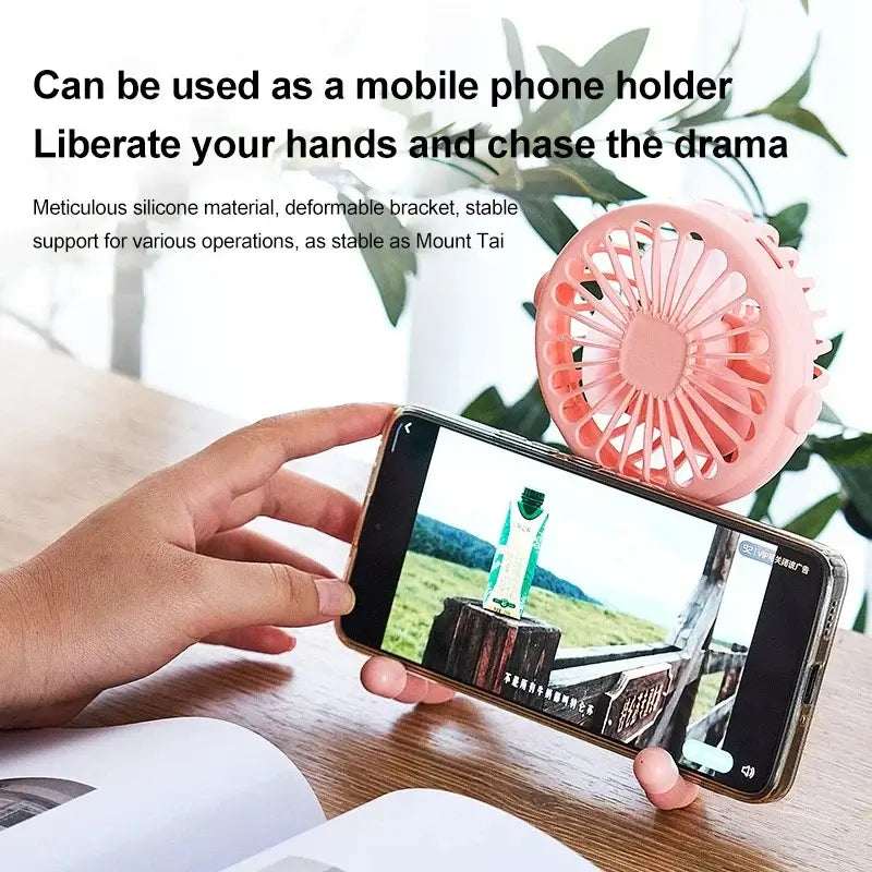 Portable Three Clawed Octopus Fan that Can be Hung Erected Wrapped Pushed Student Dormitory Outdoor Camping Desktop USB Fan