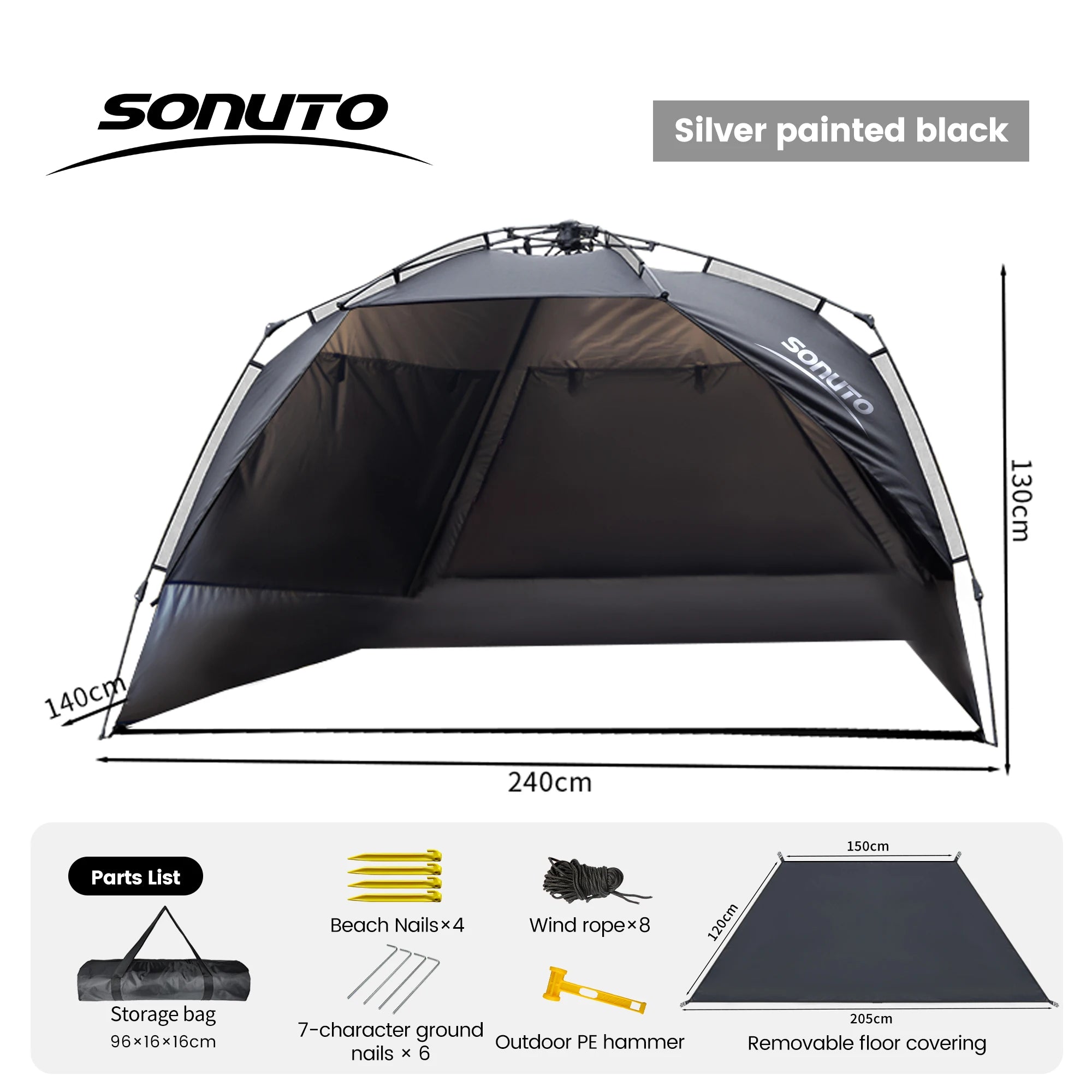 Quick Opening Camping Picnic Beach Fishing Tent