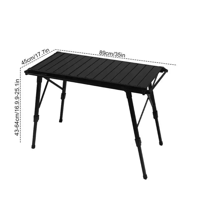 Portable Picnic Table Camping Table Beach Picnic Table Ultralight Collapsible Table Aluminum Alloy Outdoor camping Folding Table