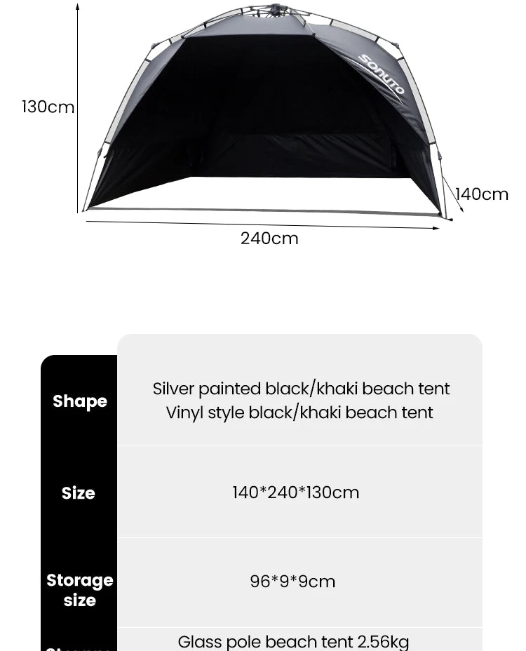 Quick Opening Camping Picnic Beach Fishing Tent