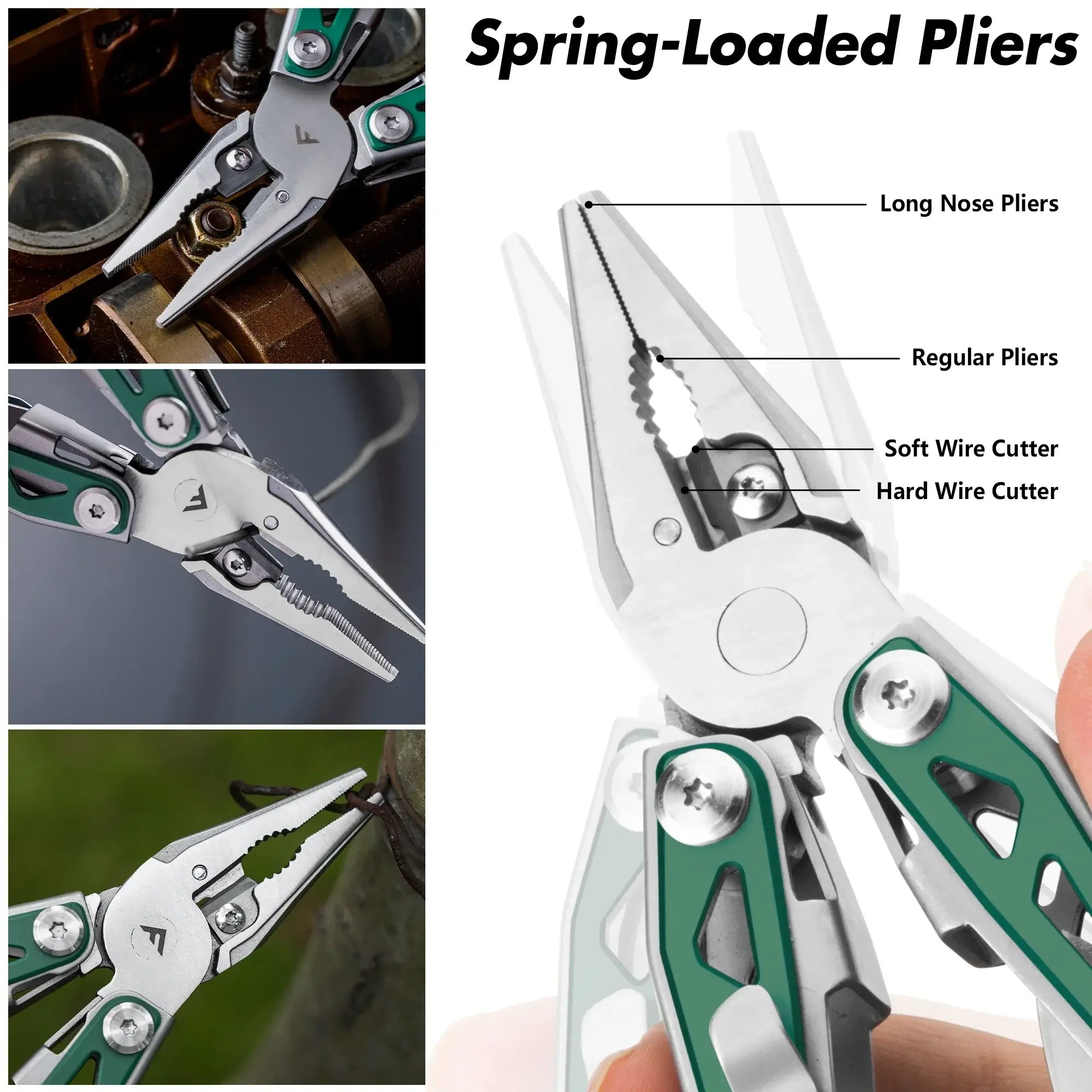SWISS TECH 16 in 1 Camping Multitool Multi Plier Folding Plier Wire Stripper Outdoor Pocket Mini Portable New Arrival