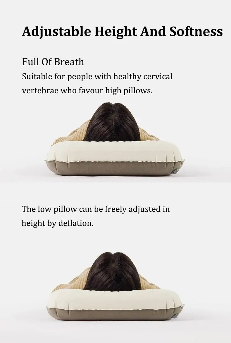 Naturehike Ultralight Inflatable Trip Travel Pillow Neck Support Voyage Camping Memory Portable Airplane Orthopedic Sleeping