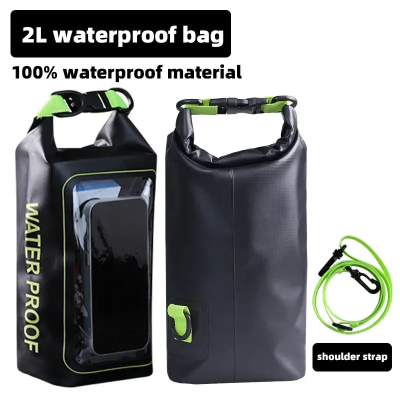 X-TIGER Portable Waterproof Dry Bag With Mobile Phone Storage Pouch Fanny Pack Cycling Camping Essentials Swimming Accessories