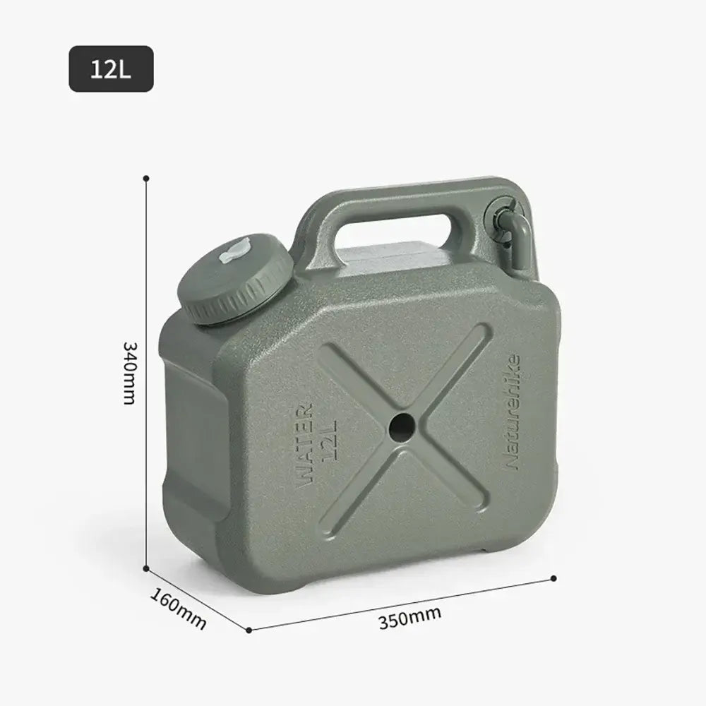 Naturehike 12-24L Outdoor Water Tank Large Capacity Portable Camping Water Container Picnic Food Grade PE Water Storage Tank