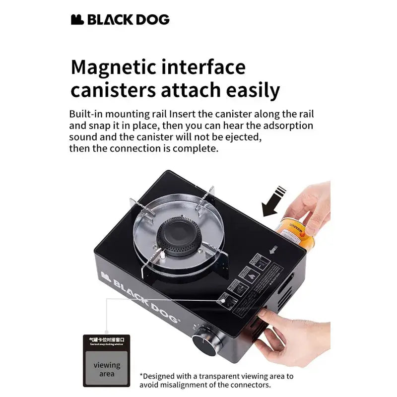 Blackdog New Outdoor Stove Home Windproof Stove Camping Portable Gas Stove Powerful Fire Camping Portable New Experience