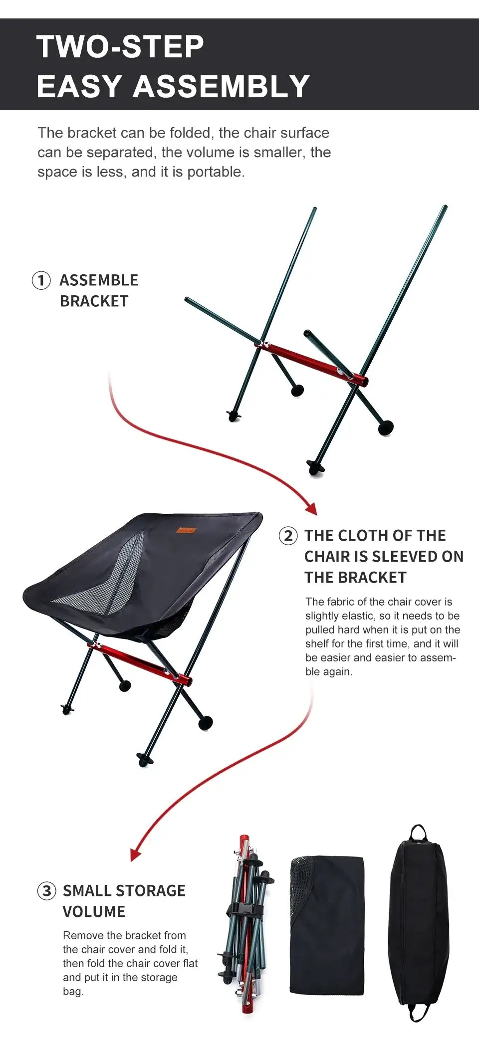 PACOONE Camping Fishing Folding Chair Tourist Beach Chaise Longue Chair for Relaxing Foldable Leisure Travel Furniture Picnic