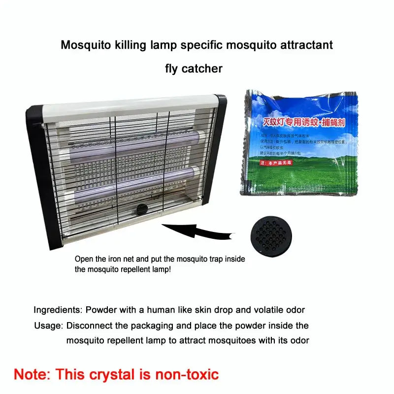 Mosquito Lamp Insect Control Camping Hotel Bedroom Mosquito Control Hanging Electric Shock Mosquito and Fly