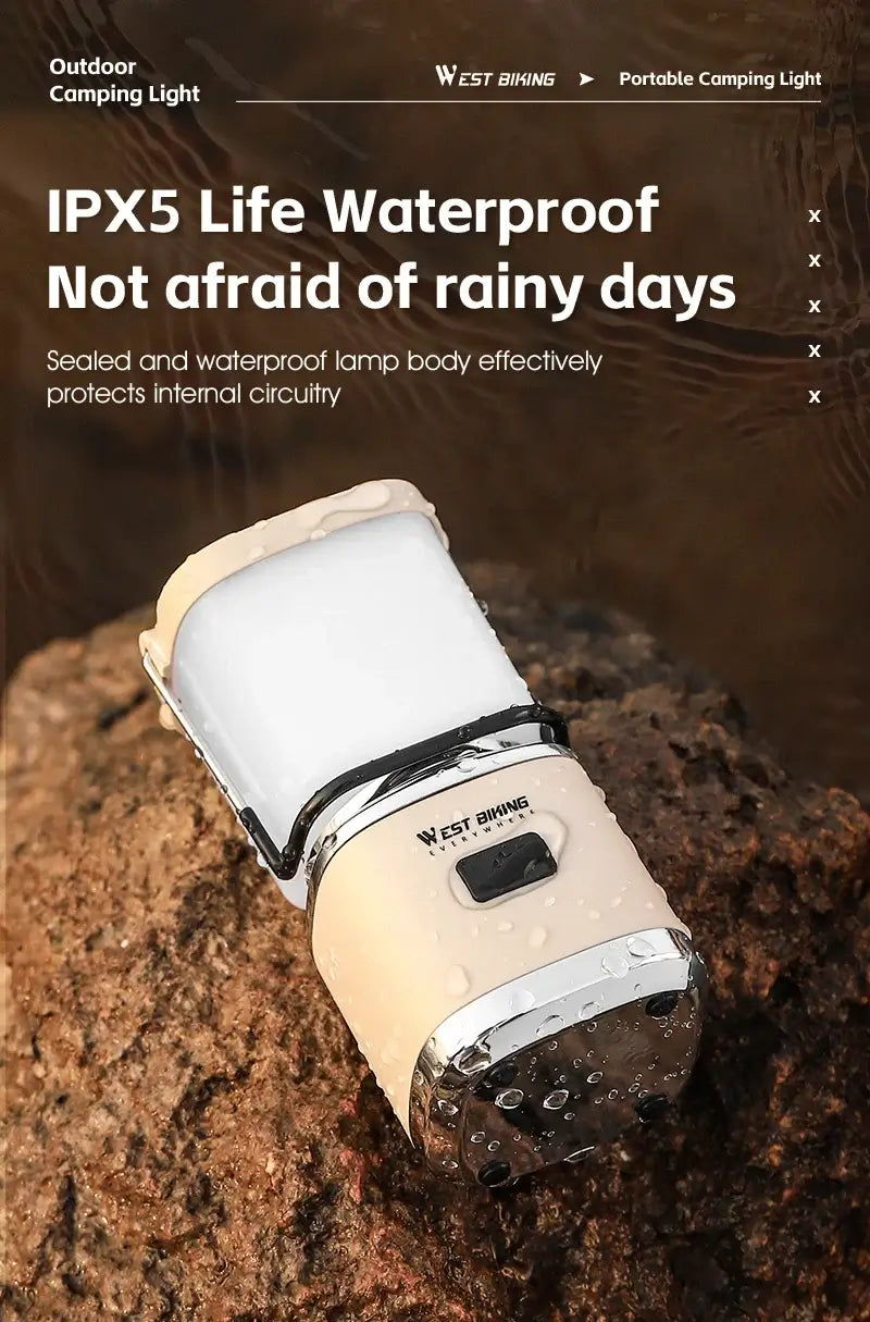Mini Portable Camping Light Type-C Rechargeable LED Lantern Waterproof Hanging Tent Mosquito Repellent Camping Lamps