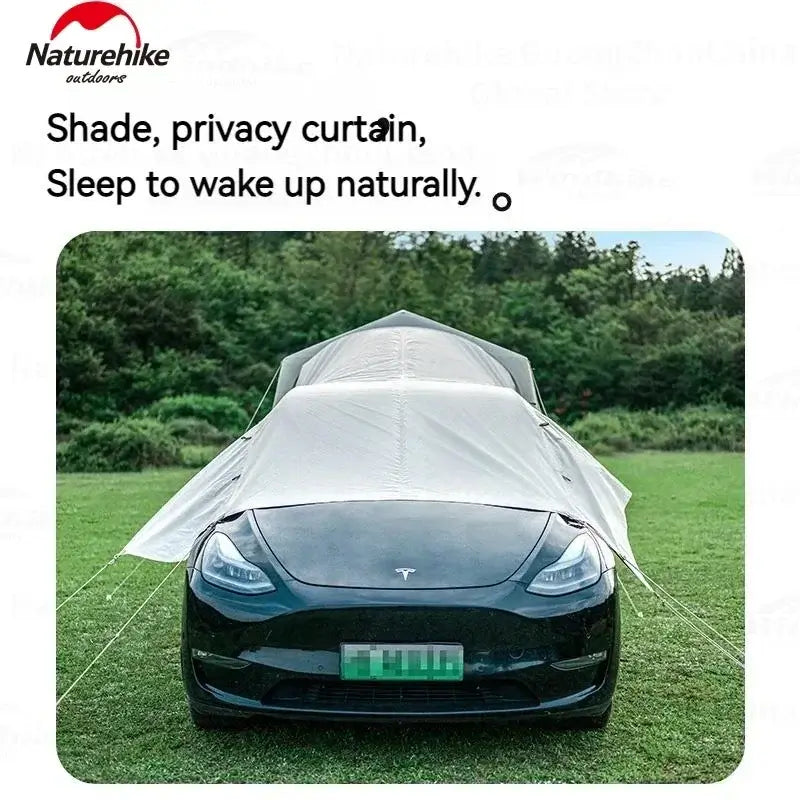 Naturehike AIR 7.0 Inflatable Car Tail Tent Sunshade Waterproof SUV MPV Side Tunnel Beach Tent Camping Outdoor 35㎡ With Canopy