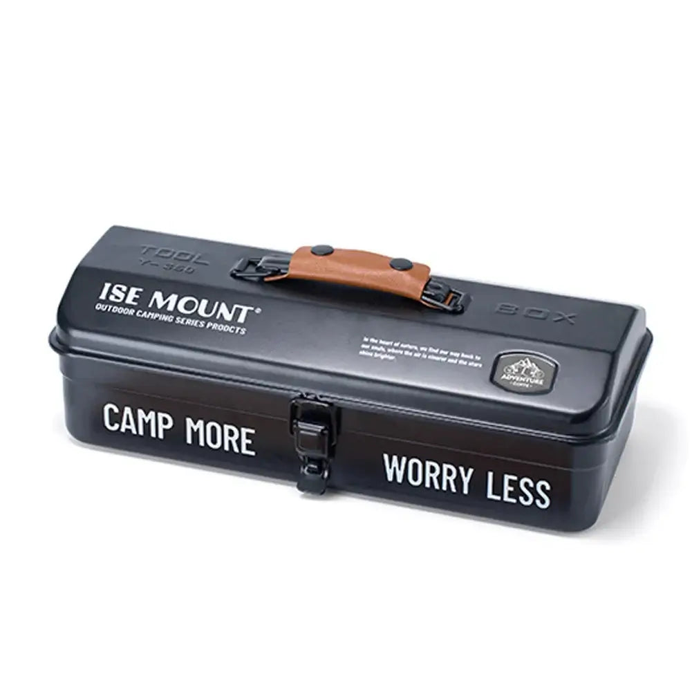 Outdoor Tools Storage Box Portable Camping Picnic Hand Box Metal Tools Storage Box with Handle Sundries Storage Box