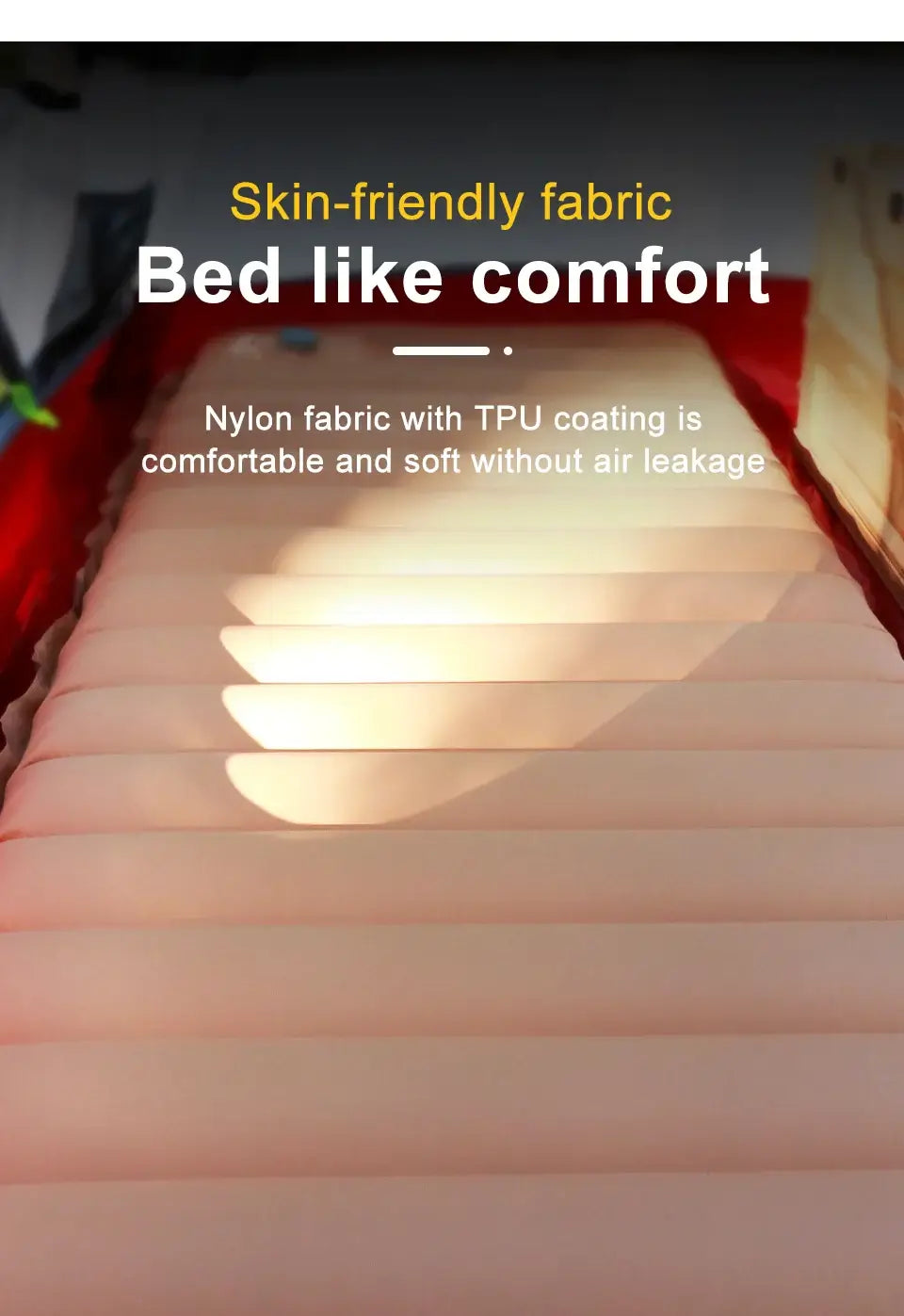 Ultralight Self-inflating Air Mattress Thicken Sleeping Pad Splicing Inflatable Bed Beach Picnic Mat Camping Tent Air Cushion