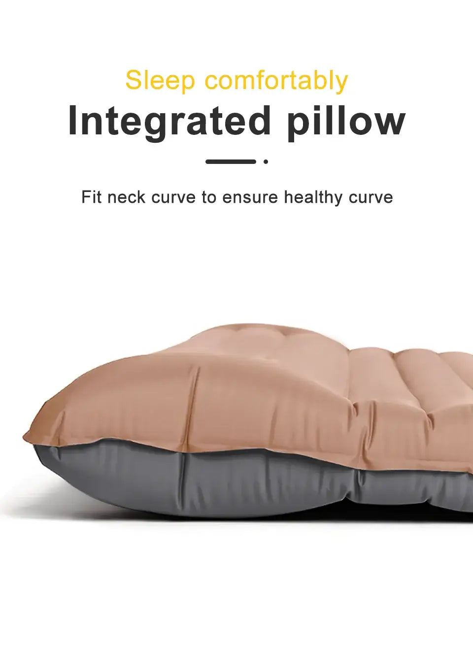 Ultralight Self-inflating Air Mattress Thicken Sleeping Pad Splicing Inflatable Bed Beach Picnic Mat Camping Tent Air Cushion
