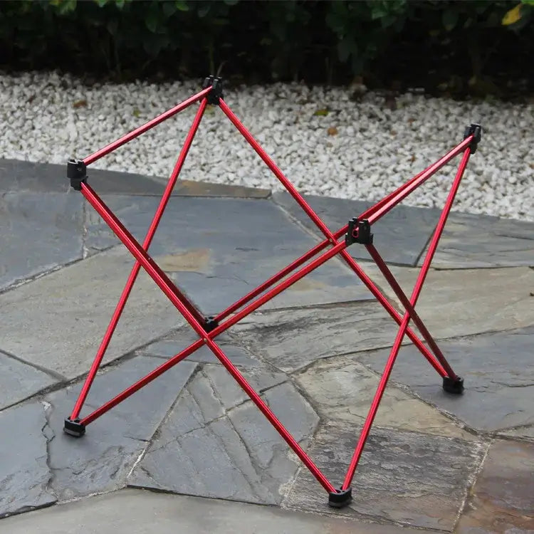 Foldable Camping Table Aluminum Alloy Picnic Table Collapsible IGT Table Cool Camping Gear For Family Outdoor Camping Fishing