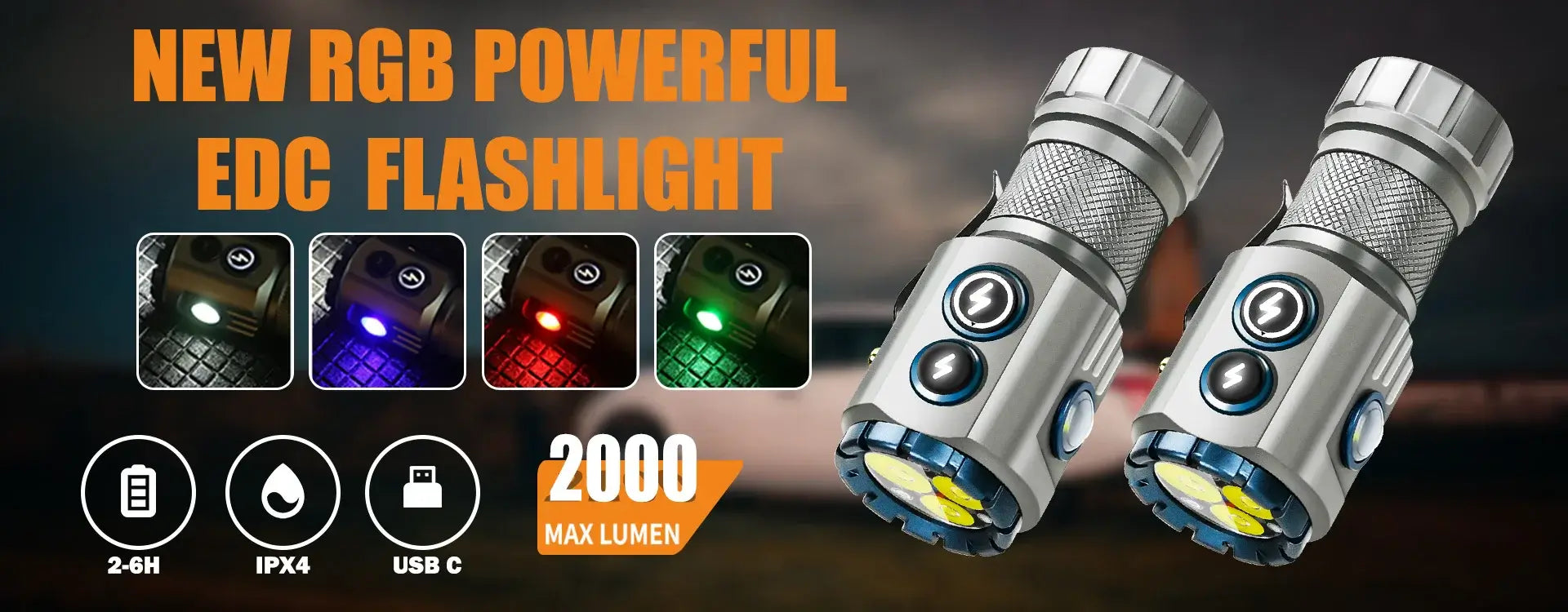 Multifunctional 4 in 1 Design Camping Light String USB Rechargeable Outdoor Tent Decor Light XTE LED Flashlight with Magnet Hook
