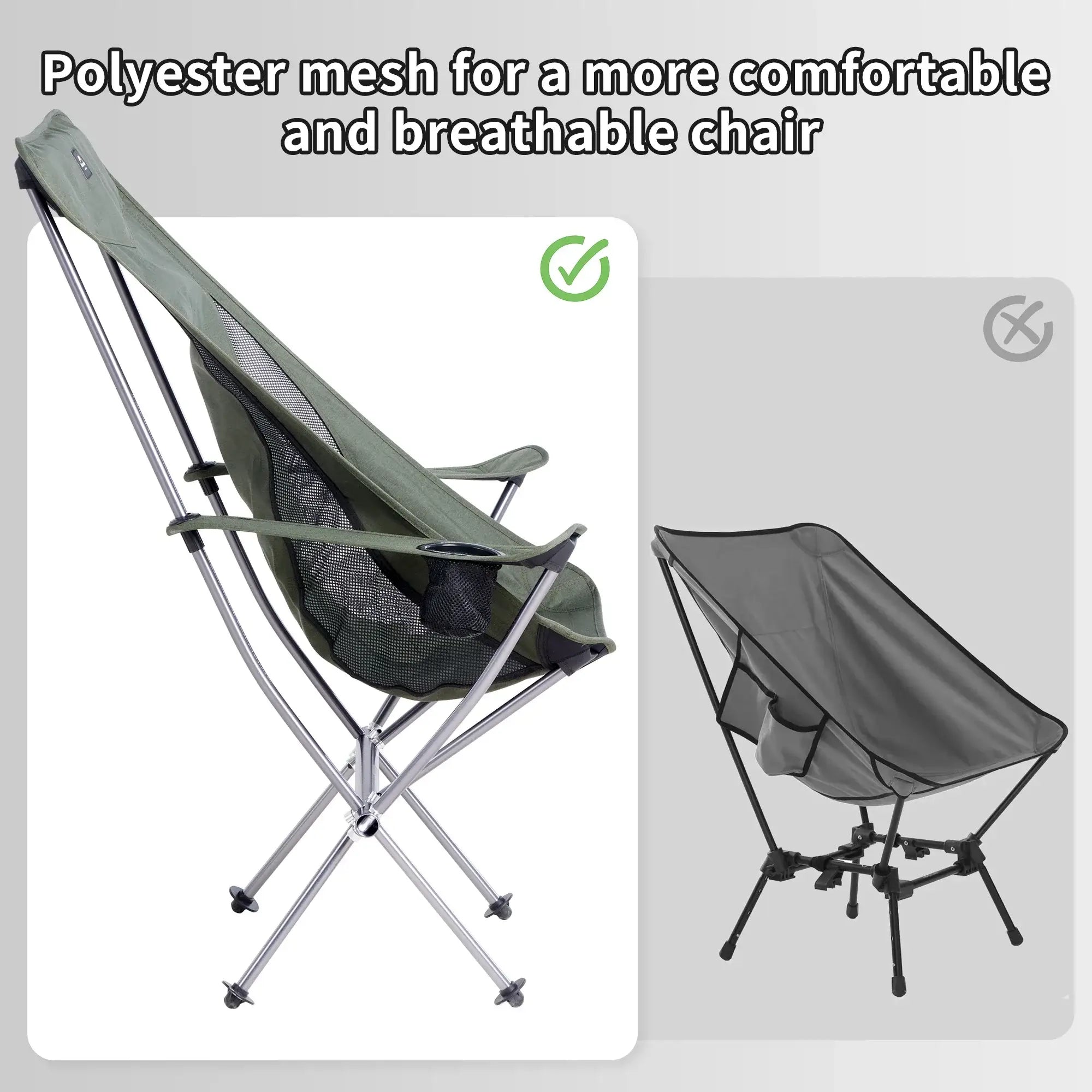 Naturehike YL06 Plus Camping Folding Chairs Ultralight Portable High Back Armchair Relax Chair Outdoor Hiking Aluminum Chair