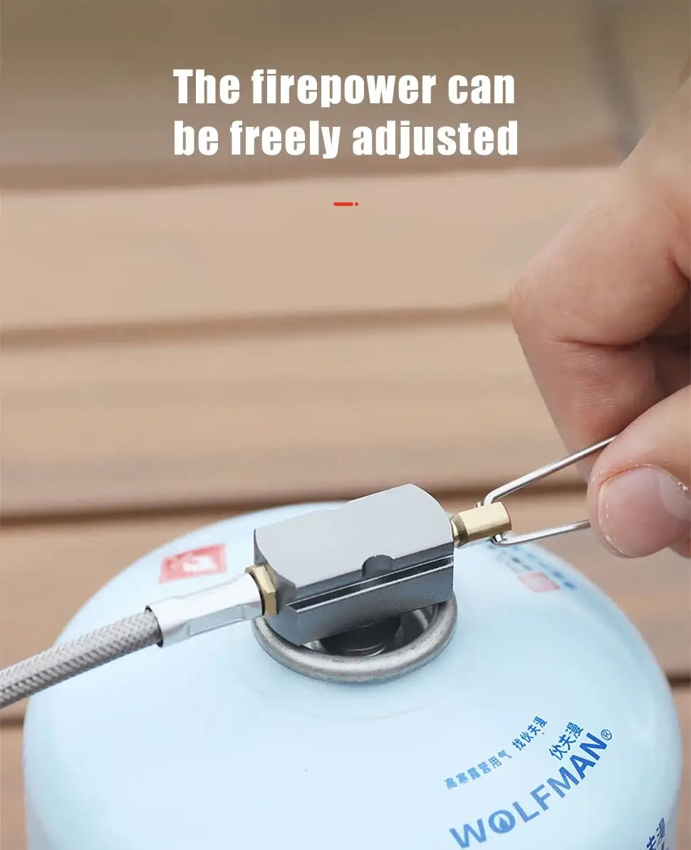 BRS-201A Portable Camping Gas Stove 16000W High Pressured Propane Butane Gas Burner Outdoor Emergency Stove with Piezo Ignition