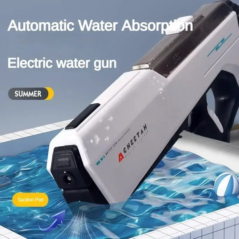 Automatic Water High Pressure Electric Water Gun Toys for Kids Summer Outdoor Pool Fight Games Children Water Toys Gift