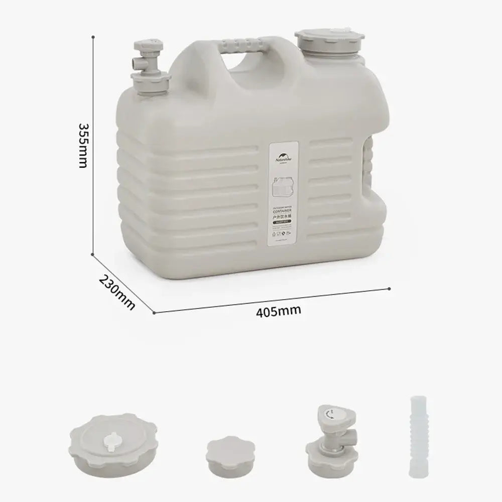 Naturehike 12-24L Outdoor Water Tank Large Capacity Portable Camping Water Container Picnic Food Grade PE Water Storage Tank