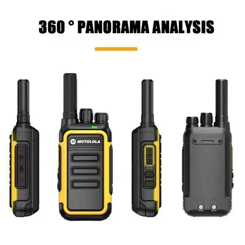 F1 Walkie Talkie  Portable Two-Way Radio UHF Transceiver Set Walkie-talkies Radio Walkie Talkie Long Range COD