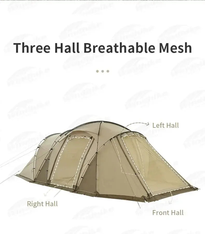 Naturehike Light Campaign Tent Hiking Tent Ultralight Tunnel Mobi Camping Shade Shelter Beach Trips Ultralight Hiking Campaign