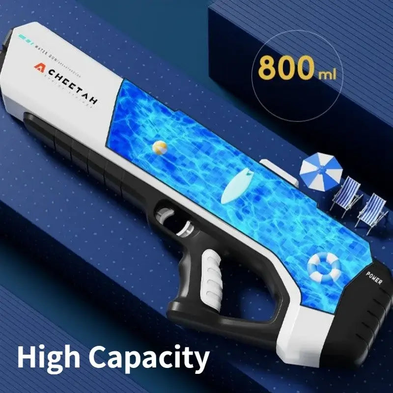 Automatic Water High Pressure Electric Water Gun Toys for Kids Summer Outdoor Pool Fight Games Children Water Toys Gift