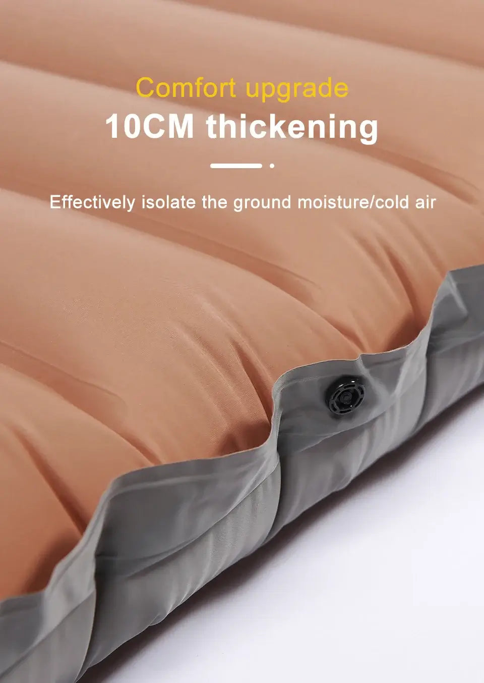 Ultralight Self-inflating Air Mattress Thicken Sleeping Pad Splicing Inflatable Bed Beach Picnic Mat Camping Tent Air Cushion
