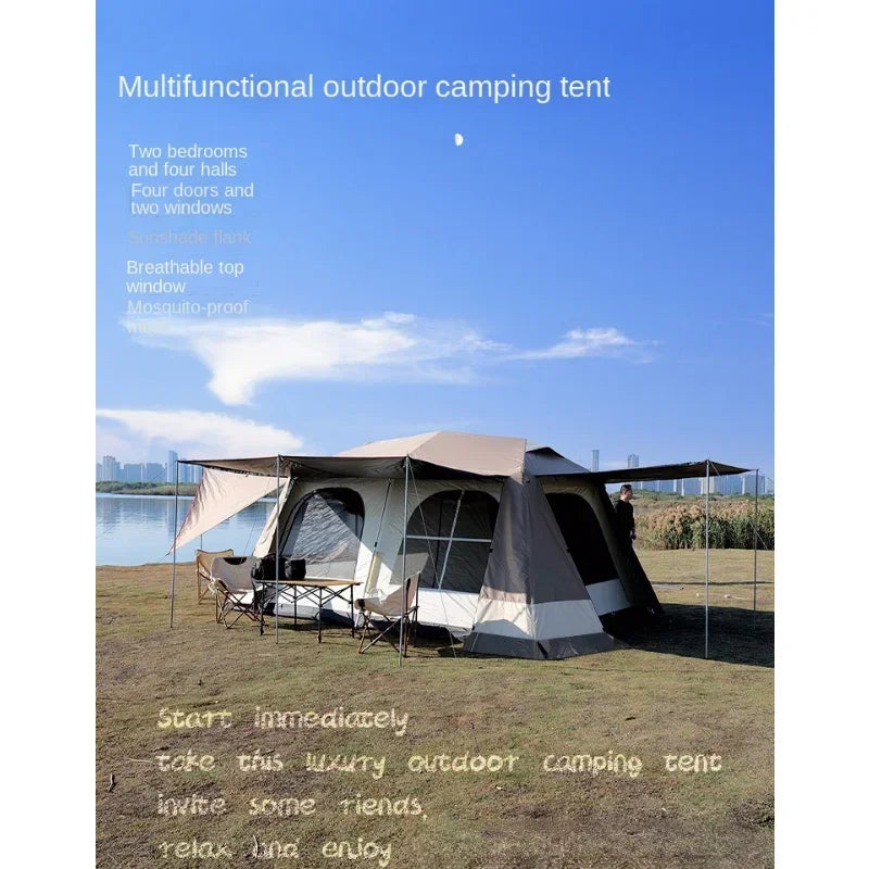 4-12 People Camping Tent  Popup Large Tent