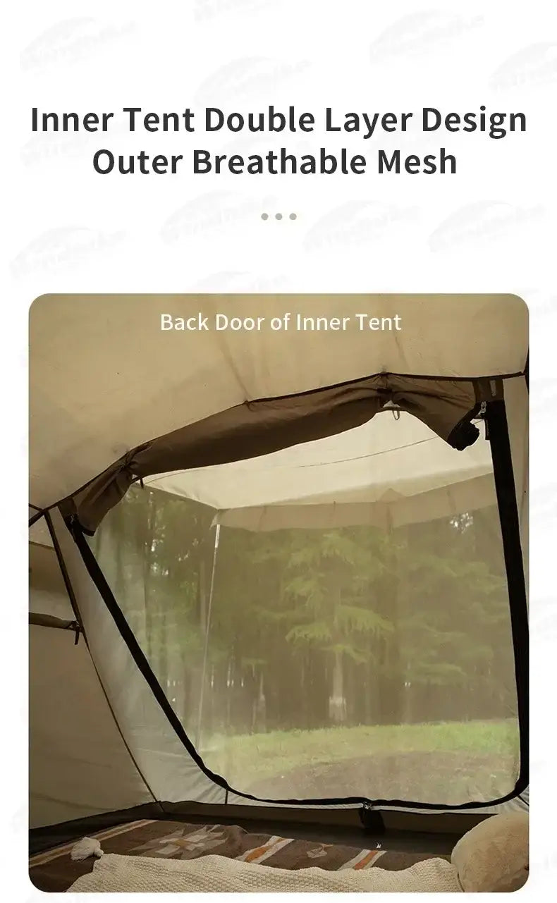 Naturehike Light Campaign Tent Hiking Tent Ultralight Tunnel Mobi Camping Shade Shelter Beach Trips Ultralight Hiking Campaign
