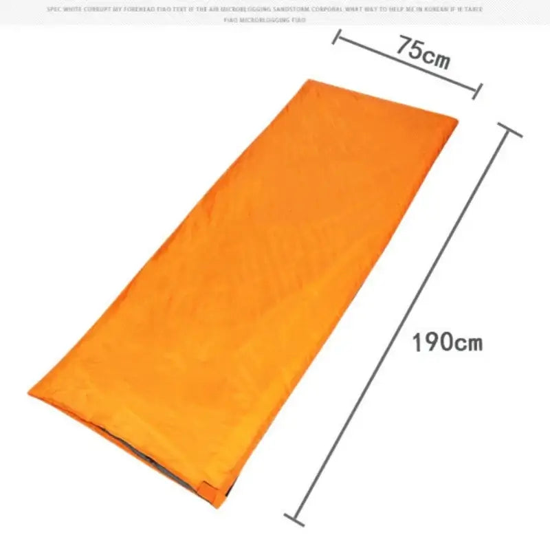 Envelope Sleeping Bag 190*75cm Adult Camping Outdoor Mini Walking beach Sleeping Bags Ultralight Travel Bag Spring Autumn